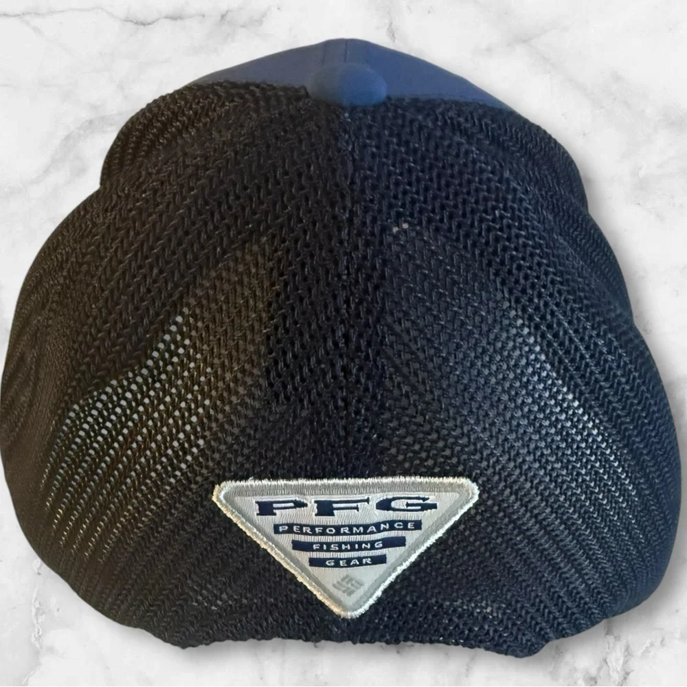 Columbia PFG mesh snapback fish flag ball cap